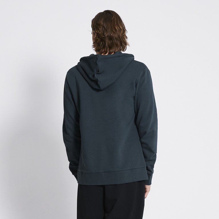 Basic zip hoodie "Rocky" Dark Teal